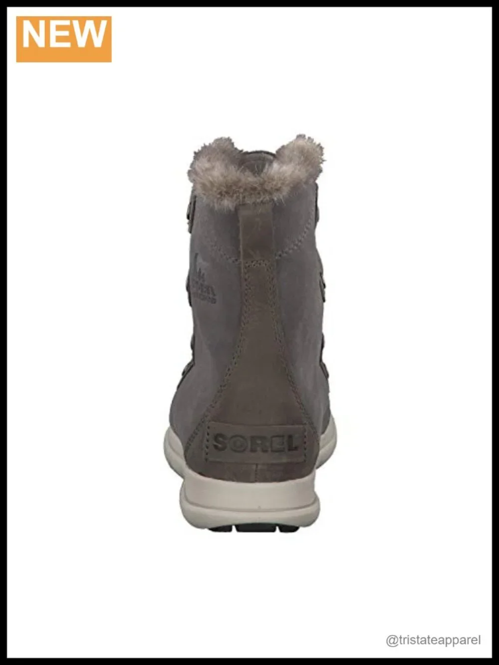 Sorel Explorer Joan Waterproof Suede Leather Snow Boots Slip-On Insulated